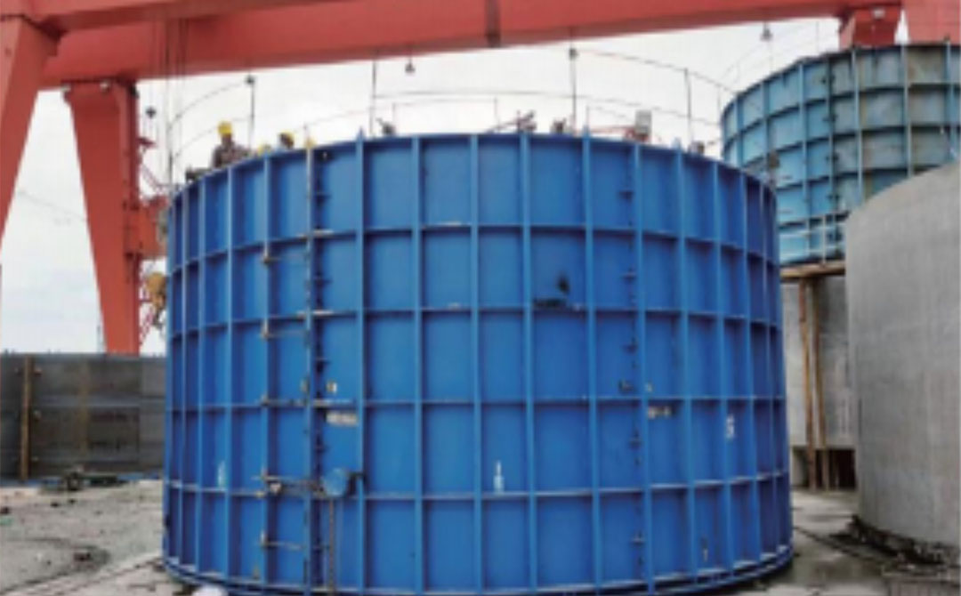 أنبوب برج خرساني مسبق الصنع لطاقة الرياح